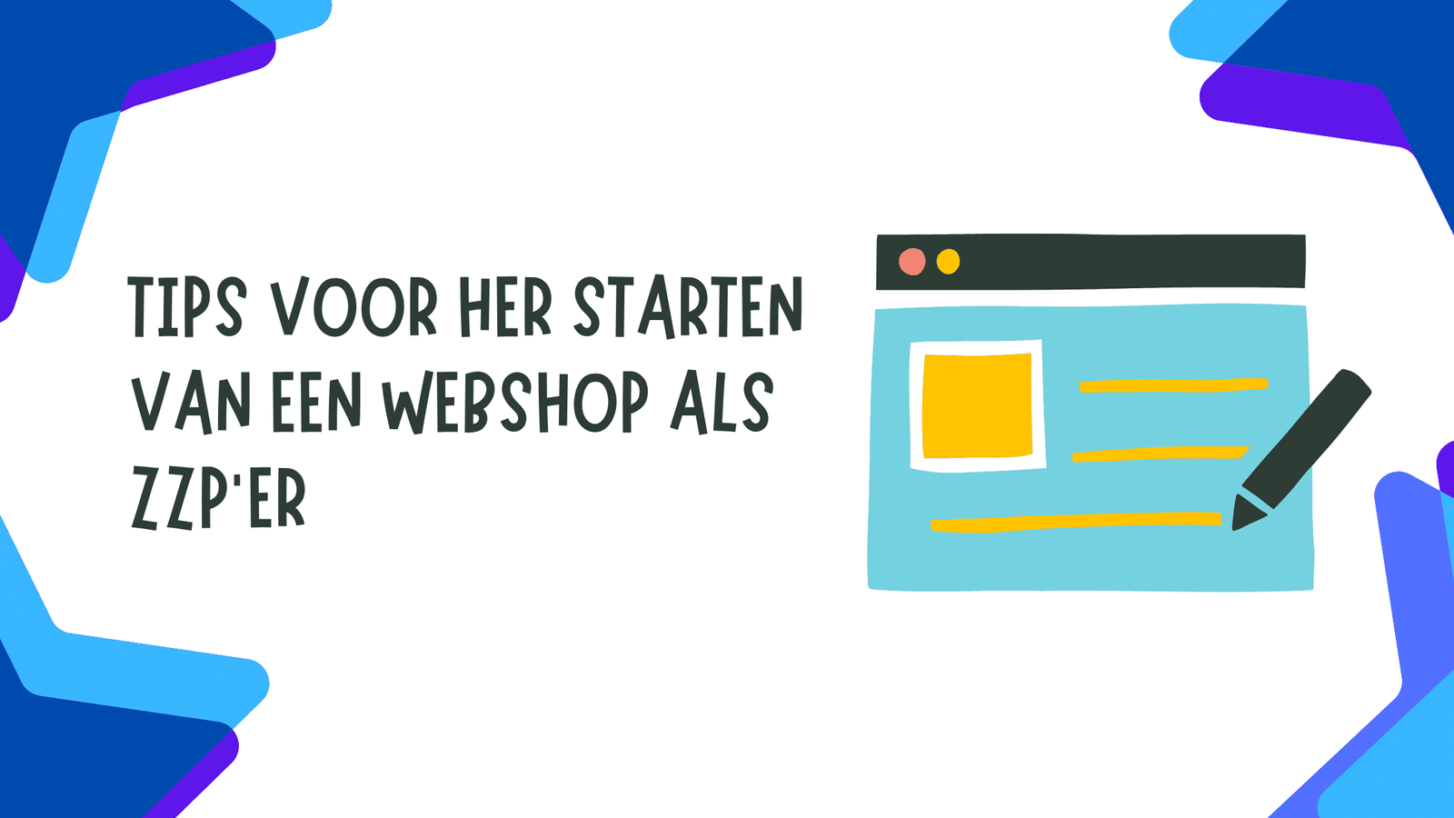 tips webshop zzp